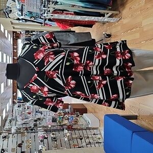 NWT Once & Again Floral Flare shirt